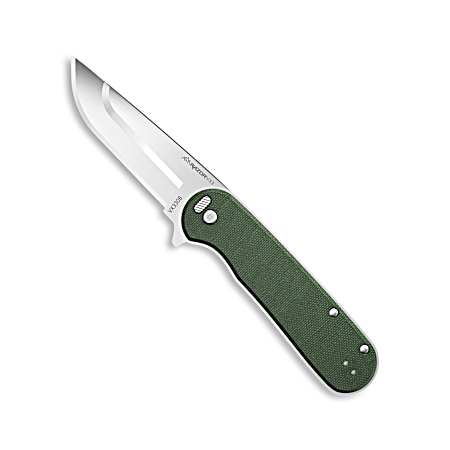 RazorVX3 Green Micarta-SS Ball Bearings