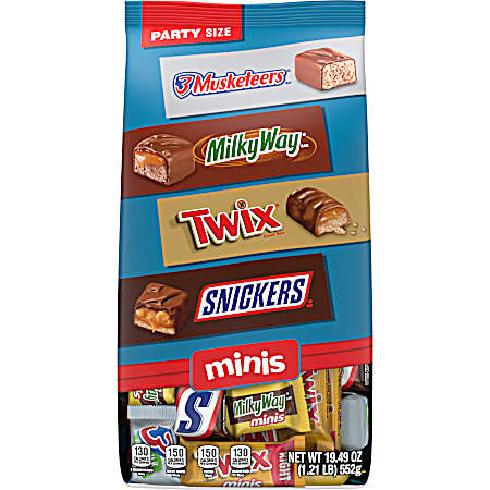 19.49 oz Minis Chocolate Candy Bars