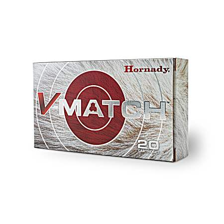 6 Creedmoor 80gr V-Match ELD-VT - 20 Rounds
