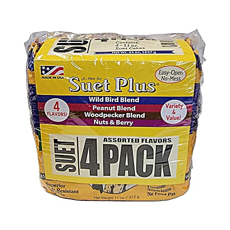 Suet Cake Variety Pack - 4 Pk