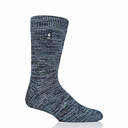 Men's Denim Jacob Twist Crew Socks