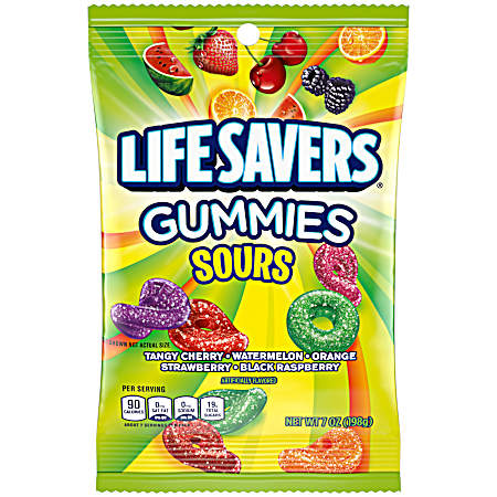 7 oz Gummies Sours Candy