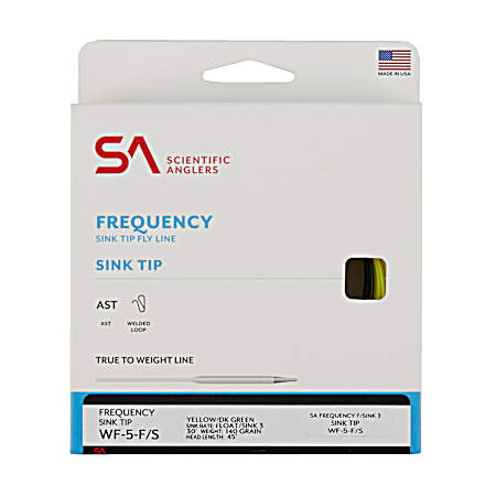 Frequency - Sink Tip Line - Yellow/Dark Green