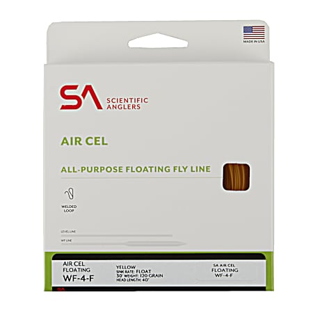 Air Cel Floating Fly Line - Yellow