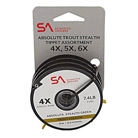 Absolute Trout Stealth Tippet Assortment