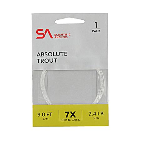 Absolute Trout Leader - 9 ft