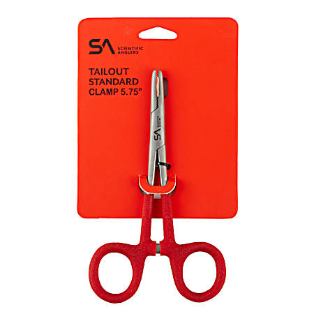 Tailout Standard Clamp - Stainless/Red