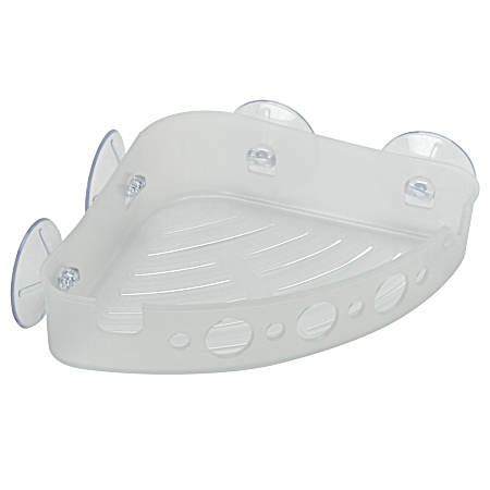 Frosted Suction Corner Basket