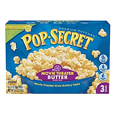 Movie Theater Butter Premium Popcorn - 3 Ct