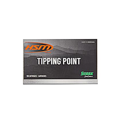 .270 Winchester Tipping Point Game Changer 140 Grain Rifle Cartridges - 20 Rounds