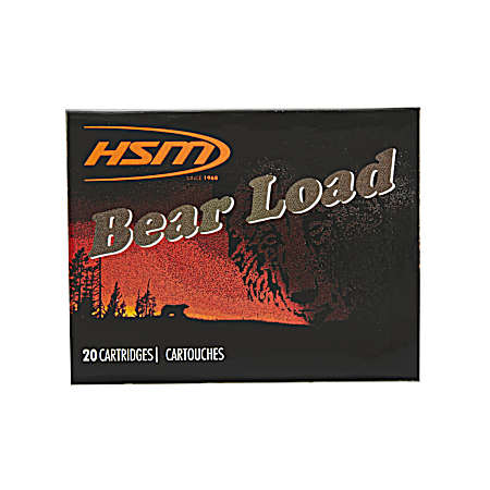 .454 Casull Bear Load 325 Grain Centerfire Handgun Cartridges - 20 Rounds