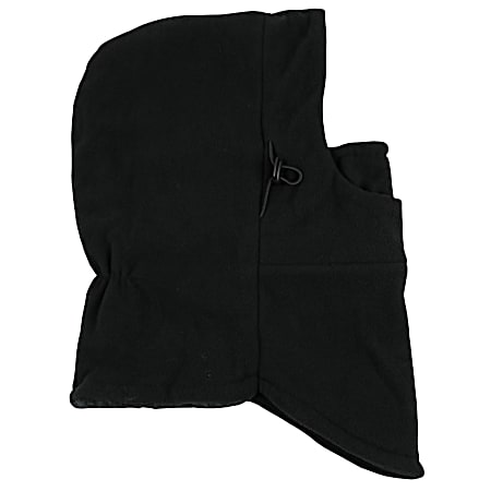 Kid's Black Fleece Sherpa Lined Balaclava Adjustable Face Mask