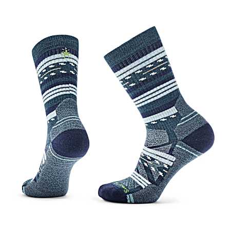 Women's Deep Navy Hike Light Crew Socks