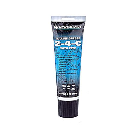 8 oz. Tube 2-4-C Marine Grease w/ Teflon, Multi-Purpose Marine Lubricant