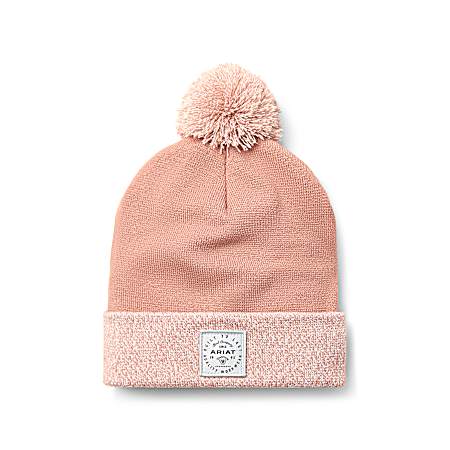 Women's Burlwood/Natural Pom Watch Cap