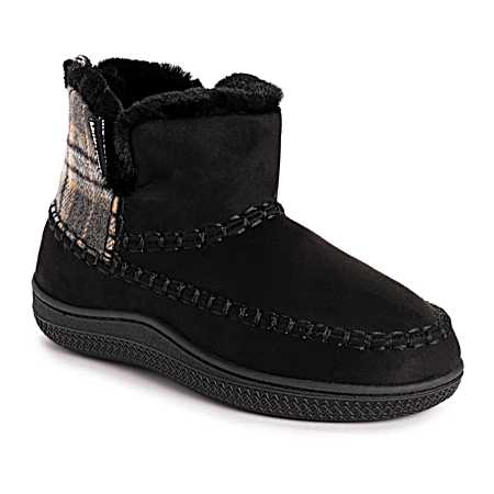 Women's Black Haven Bootie Slippers