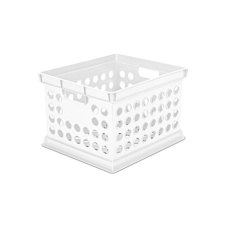 White Storage Crate