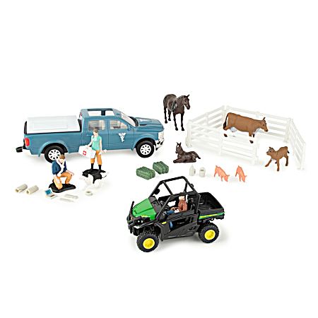 1:32 John Deere On The Farm Vet Set