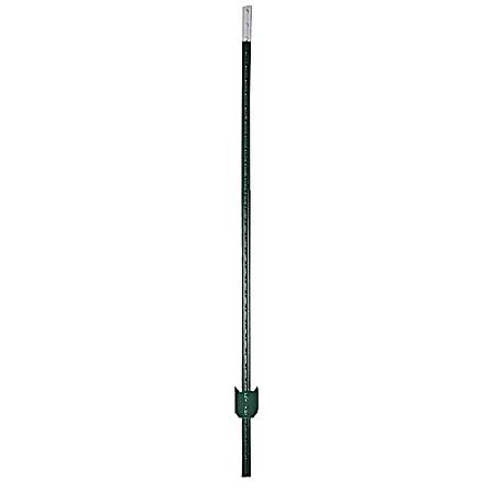 Green Heavy-Duty Fence T-Post