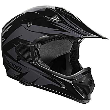 Adult RX2 Helmet - Black/Silver