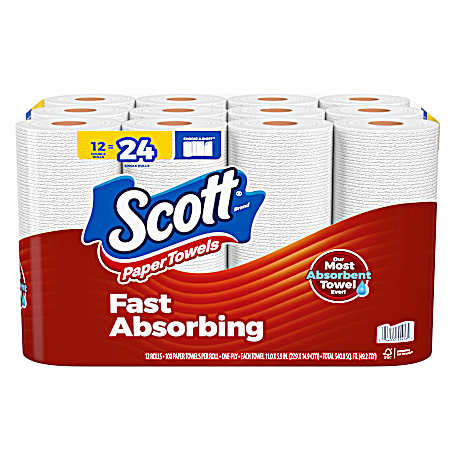 Choose-A-Sheet Paper Towels - 12 Pk