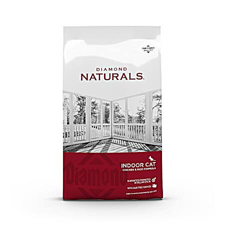 Naturals Adult Indoor Hairball Control Chicken Formula Dry Cat Food