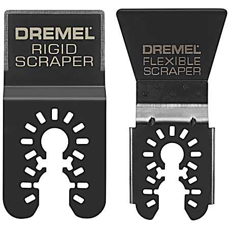 Universal Dual Interface Rigid & Flexible Scrapers - 2 Pk