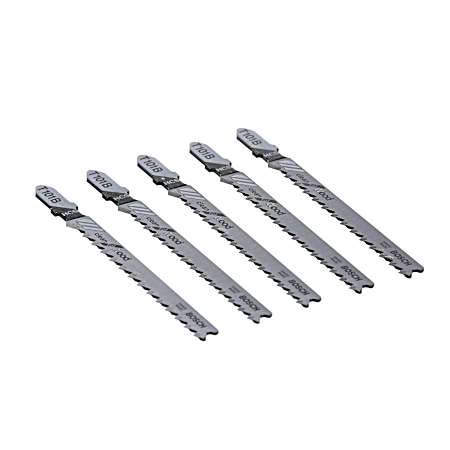 4 in 10-Tooth T-Shank Jig Saw Blades - 5 pk