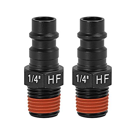 1/4 in MNPT High Flow Plugs w/ 2 Male Plugs