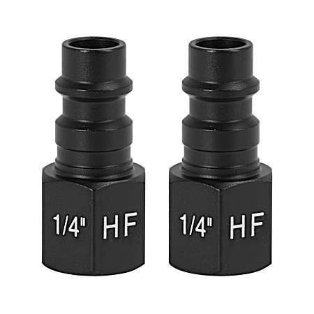 1/4 in FNPT High Flow Plugs w/ 2 Female Plugs