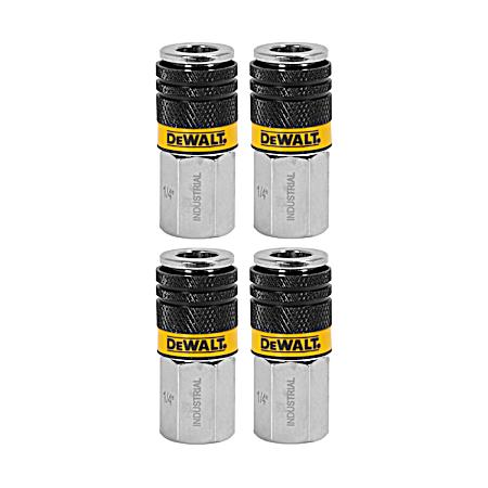 1/4 in FNPT Industrial Couplers w/ 4 Female Couplers