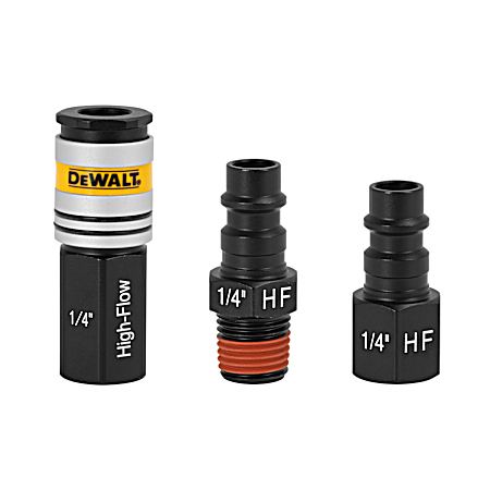 3 pc High Flow Couplers & Plugs 1/4 in NPT