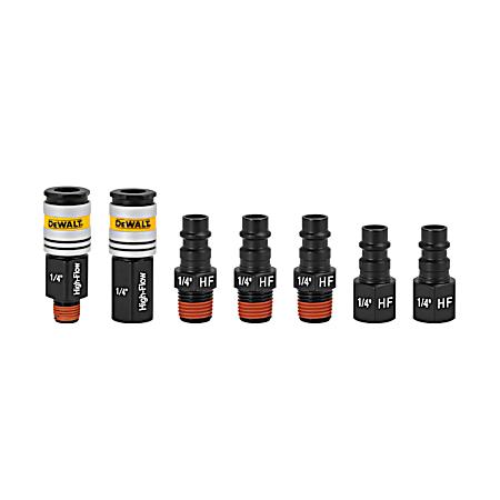 7 pc High Flow Couplers & Plugs 1/4 in NPT