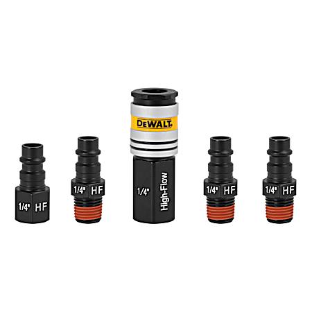 5 pc NPT High Flow Coupler Plugs, Coupler Size 1/4 in