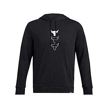 Men's Black Rival Fleece Project Rock Fleece Hoodie