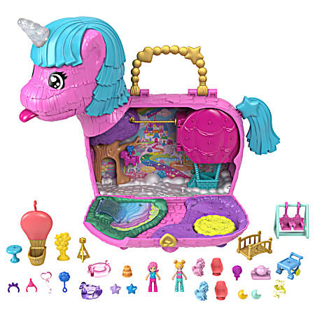 Polly Pocket Unicorn Partyland Playset