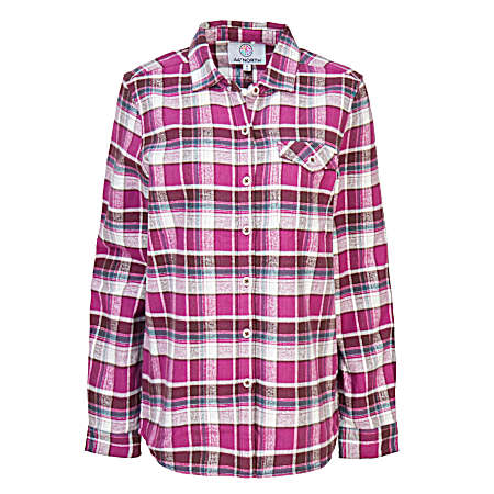 Women's Legend Long Sleeve Button Front Flannel