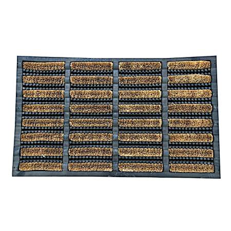 16 in x 24 in Rubber/Coir Boot Scraper