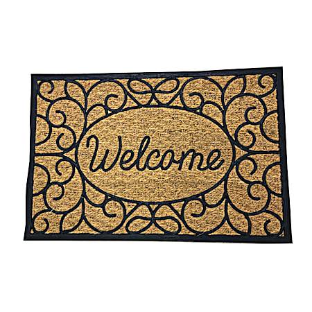 24 in x 36 in Mansion Mat - Welcome