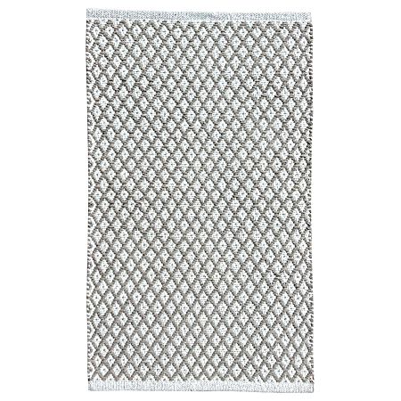20 in x 34 in Heritage Lattice Rug - Beige