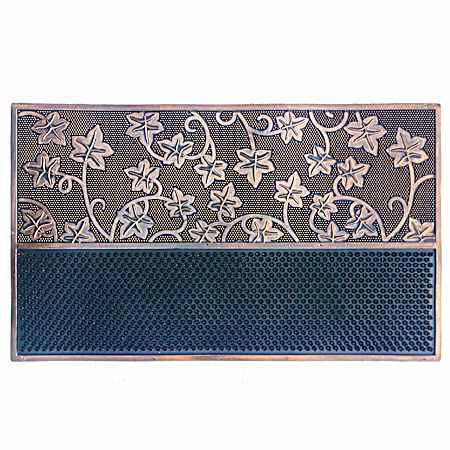 18 in x 30 in Fashion Scraper Mat - Copper Leaves