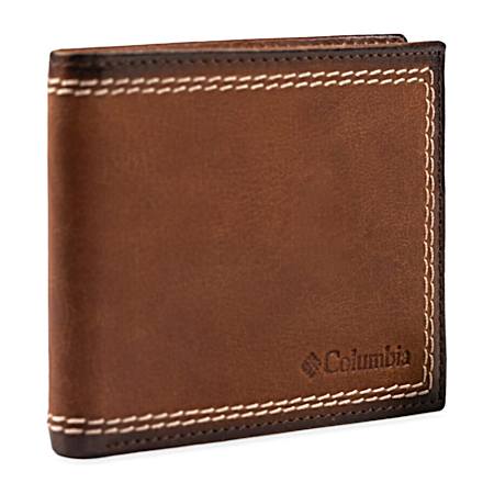 Men's Brown RFID Everyday Bifold Passcase