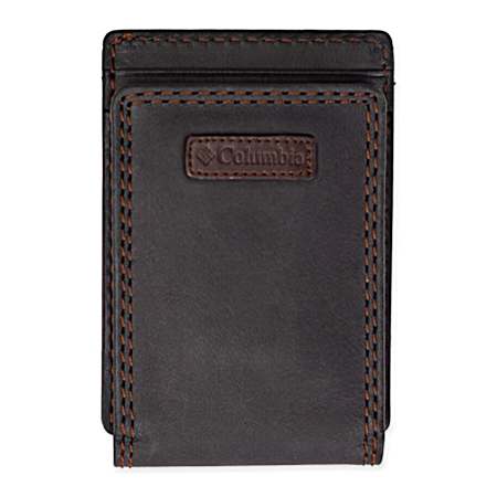 Men's Black RFID Wide Front Pocket Wallet