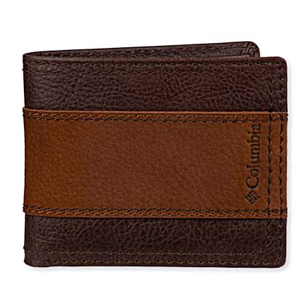 Men's Brown RFID Everyday Bifold Passcase