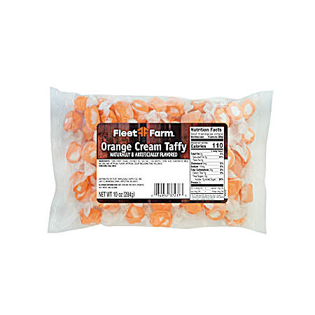 10 oz Orange Cream Taffy