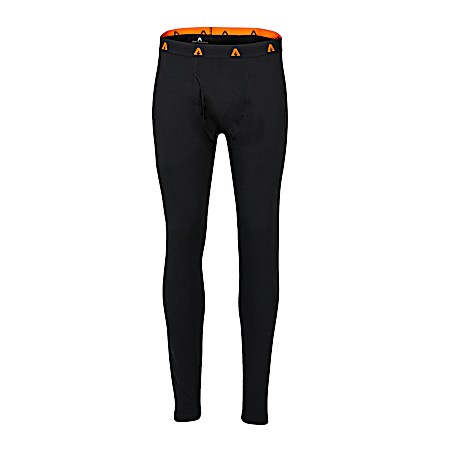 Men's Black Heavyweight Single Sided Fleece Pant