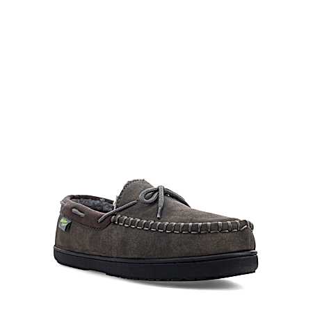 Men's Charcoal Linden Moc Slippers