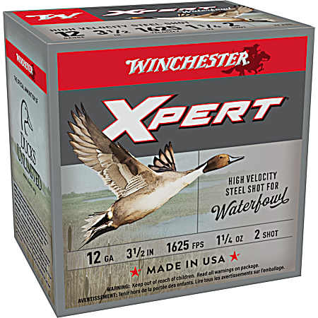 12 Gauge Xpert Waterfowl 3-1/2'' 2 Shot Shotshells - 25 Rounds