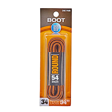 Brown Round Boot Laces