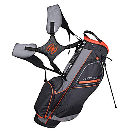 3.0 Black/Orange/Gray Stand Golf Bag